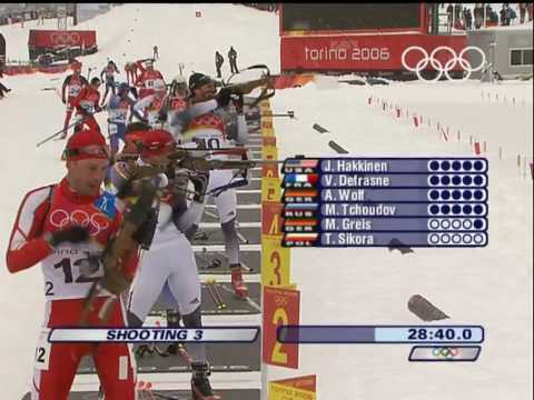 Biathlon - Men's 15Km Mass Start - Turin 2006 Winter Olympic Games