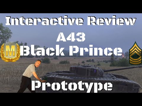 A43 Black Prince Prototype Interactive Tank Review, World of Tanks Console.
