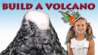 How to make a Volcano using salt dough, baking soda and vinegar!