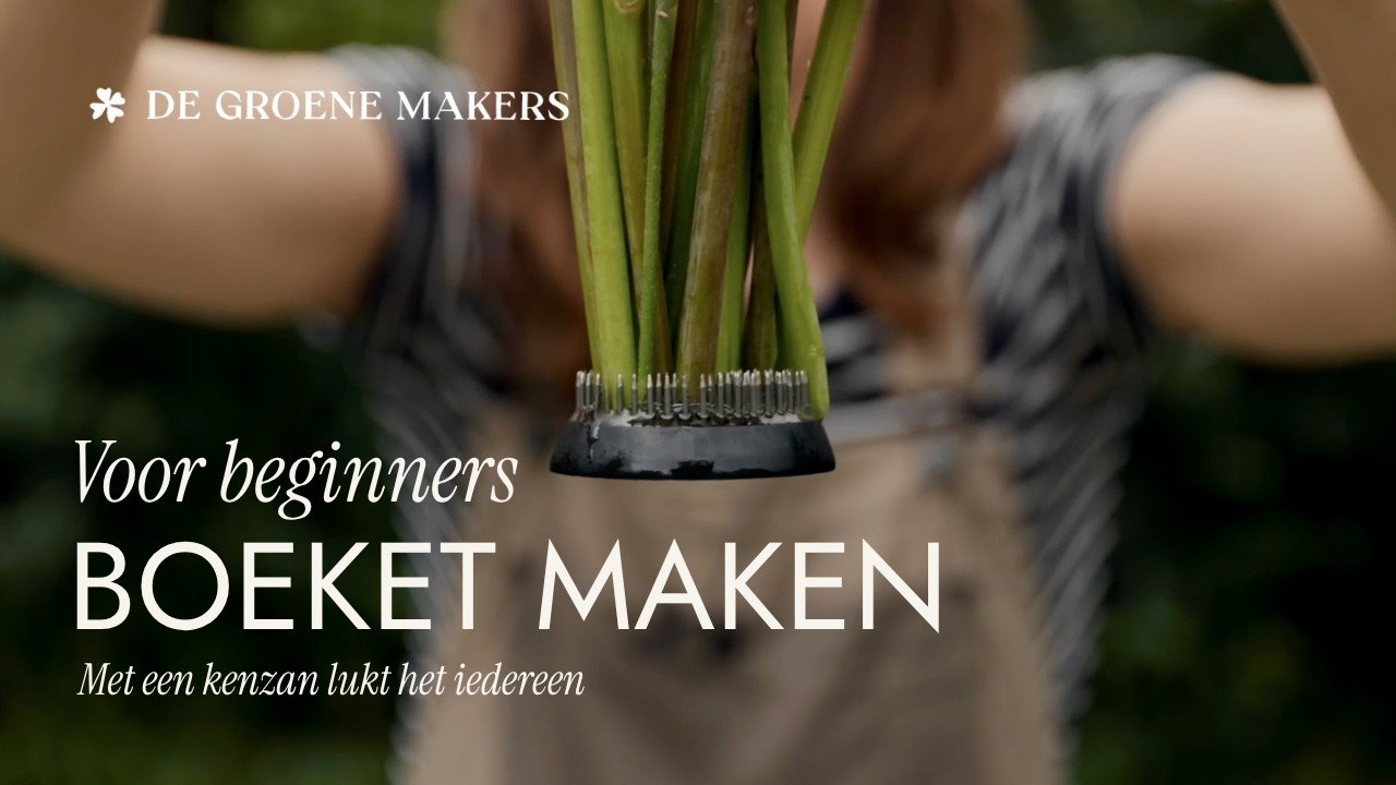 Van losse stelen tot boeket: bloemschikken met een kenzan