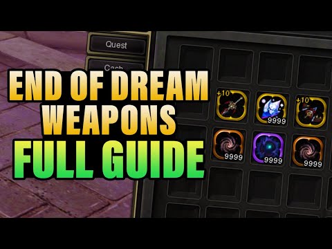End Of Dream(EOD) Weapons | Beginners Guide | Dragon Nest SEA