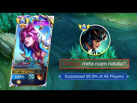 THIS IS WHY NATALIA ROAM IS DANGEROUS IN THIS NEW META ROAMER ASSASSIN 🔥 (natalia insane damage)