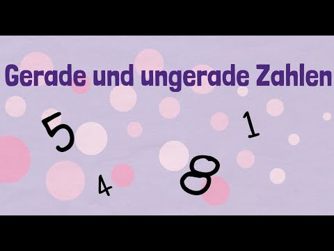 Einführung gerade und ungerade Zahlen Klasse 1