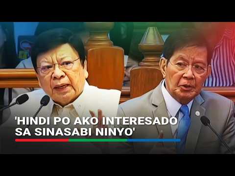 FULL | 'Medyo masakit na sa tainga': Lacson, Marcoleta nagsagutan sa Senado | ABS-CBN News
