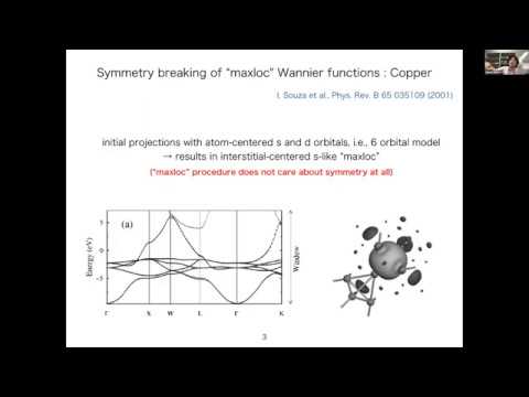 Symmetry-adapted Wannier Functions - Yusuke Nomura