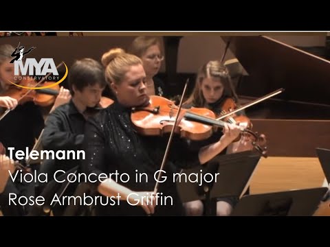 Telemann: Viola Concerto in G major, Rose Armbrust Griffin