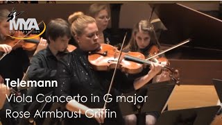 Telemann Viola Concerto in G major, Rose Armbrust Griffin