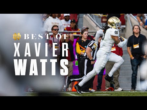 The Best of Xavier Watts | Notre Dame Football