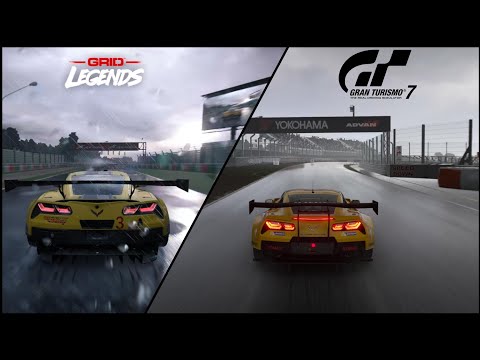 Gran Turismo 7 vs GRID Legends | Rain Comparison | 4K HDR 60fps