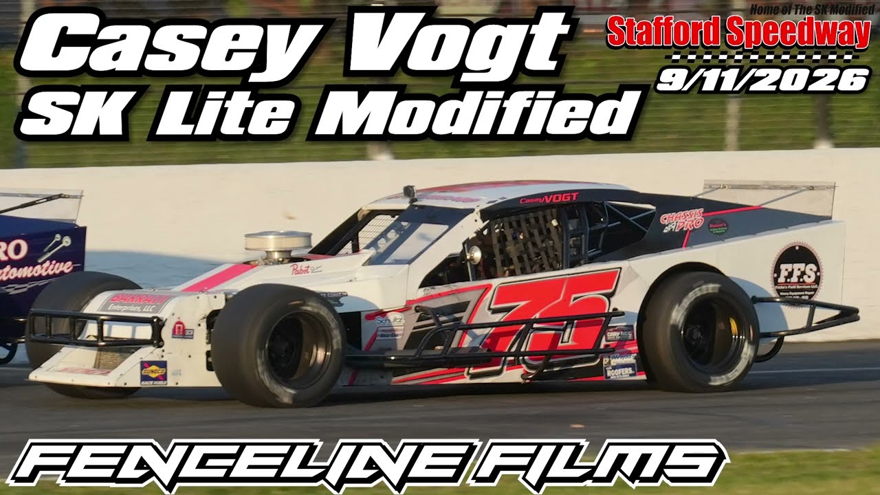 Casey Vogt SK Lite Modified Stafford Speedway