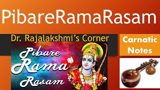 #Veena #Tutorial with #Carnatic #Notes #PibareRamaRasam #UtharaUnnikrishnan #Swarams #DrRajalakshmi