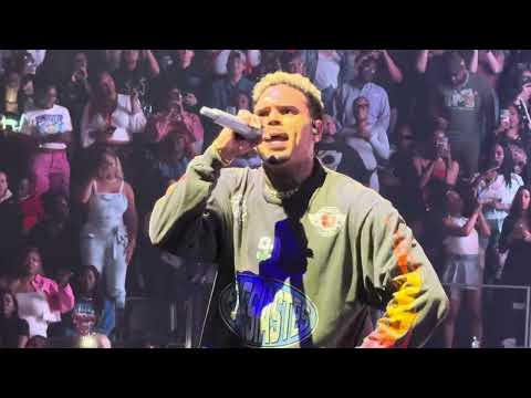 Chris Brown MUTT Remix 1st LIVE performance at Detroit Tycoon Music Festival 2025