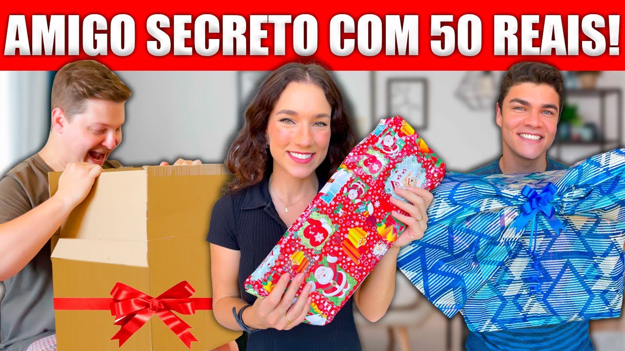 AMIGO SECRETO COM 50 REAIS! PRESENTES LEGAIS E BARATOS!!!