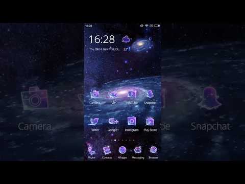 Spiral Galaxy 3D Fantasy Theme Video