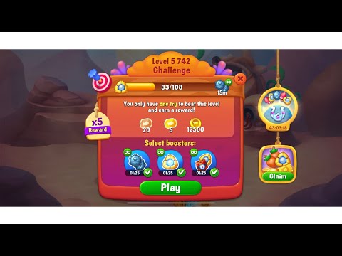 Fishdom, challenge level 5742