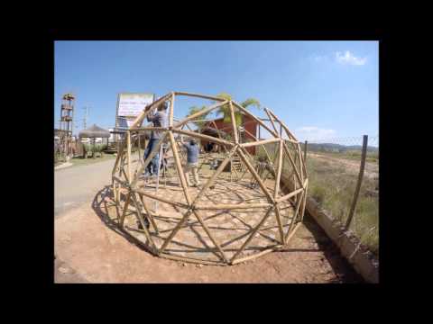 Domo Geodésico em Eucalipto: Engenharia e Sustentabilidade