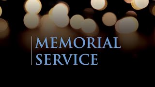 Memorial Service | Jimmy Tuyishimire