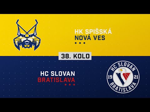 38.kolo HK Spišská Nová Ves - HC Slovan Bratislava HIGHLIGHTS