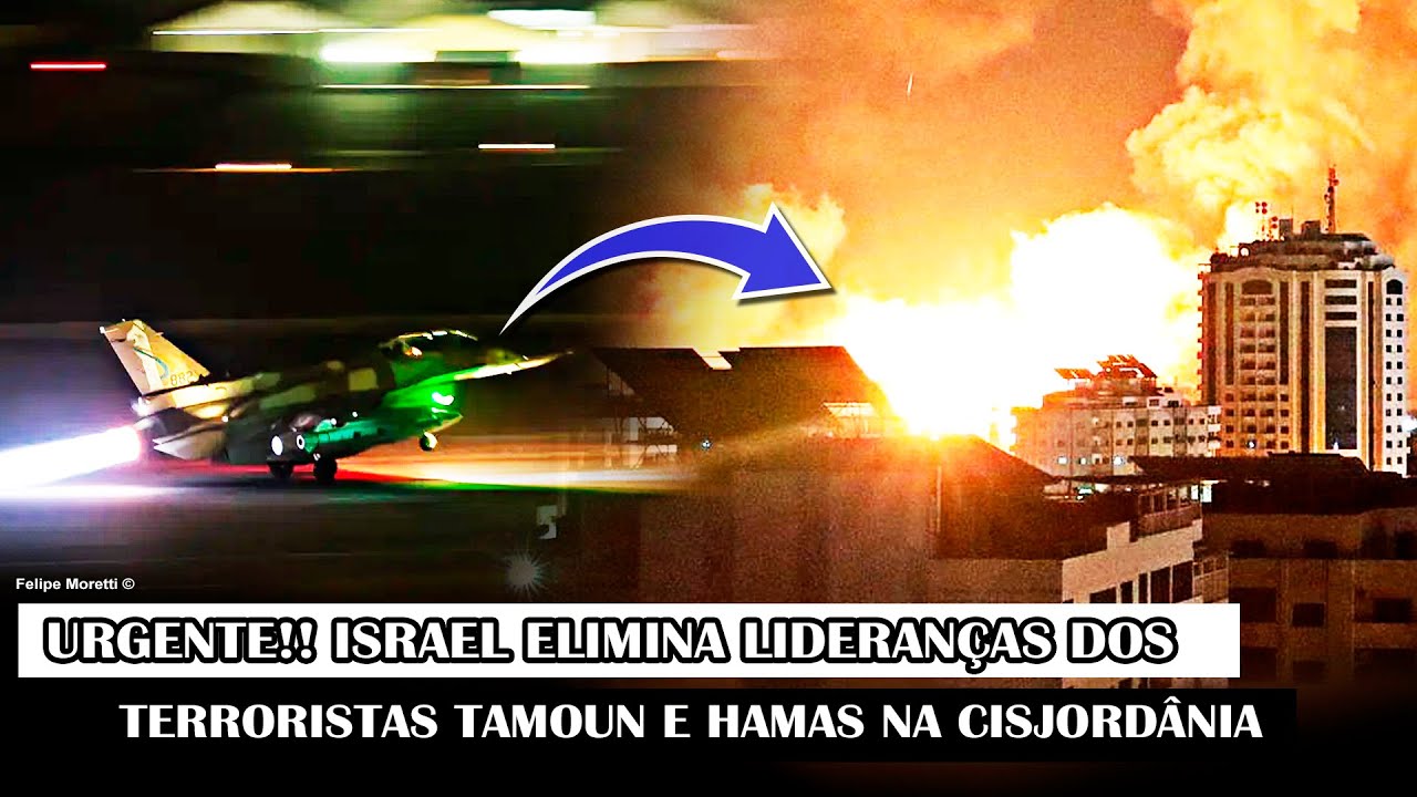 URGENTE!! Israel elimina lideranças do Hamas na Cisjordânia