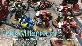 Dark Millennium - Warhammer 40k Battle Report - Ep 28 Dark Eldar vs. Space Marines