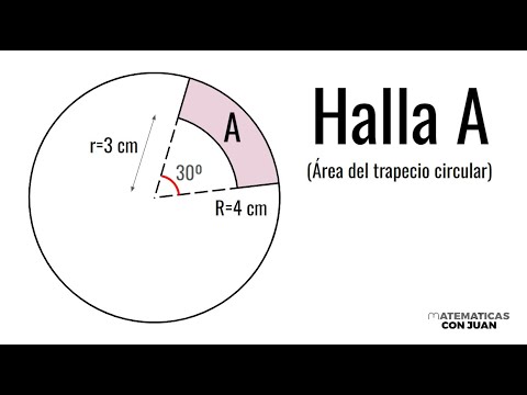 ÁREA DEL TRAPECIO CIRCULAR.
