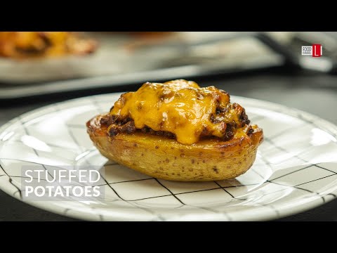 Stuffed Potatoes with Ground Beef | Food Channel L...