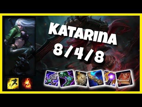 Katarina vs Vayne OCE Challenger BOT (8/4/8) - v11.2