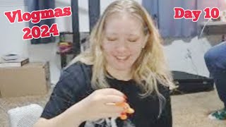 Vlogmas Day 10 Reviewing New Food Item, Crazy Awesome Surprise in Advent Calendar!