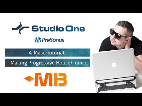 A-Mase - Создание Progressive Trance/House трека с нуля в STUDIO ONE  [MUZBIZNES]