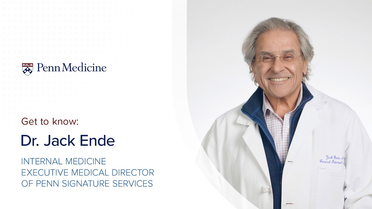 Watch video featuring Jack Ende, MD on YouTube