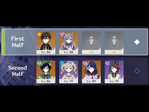 2.2 Spiral Abyss, Archons & their #1 fans - (Floor 12, 9 Stars)