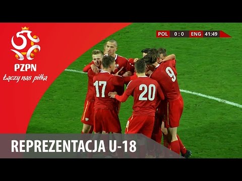 Gol Michała Walskiego w meczu Polska - Anglia U18 [WIDEO]