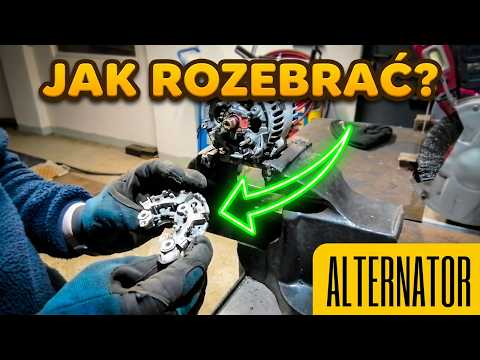 Jak rozebrać alternator do wymiany szczotek regulatora  łożysk Mini Cooper #alternator