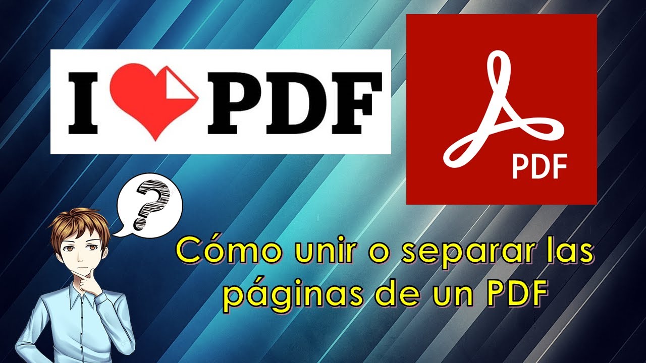 Cómo utilizar 📌 I love PDF ♥ para unir, separar y comprimir archivos PDF