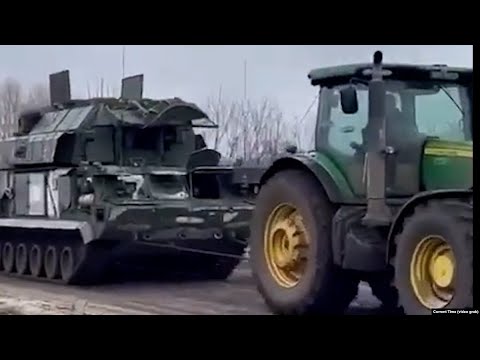 , title : 'Ukrainian Tractors Versus Russian Armor'