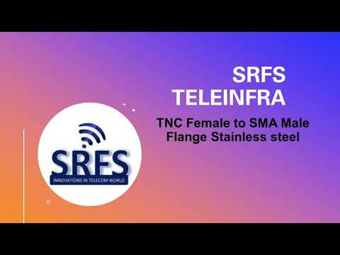 TNC Female to SMA Female 4 Holes Flange RF Adapte