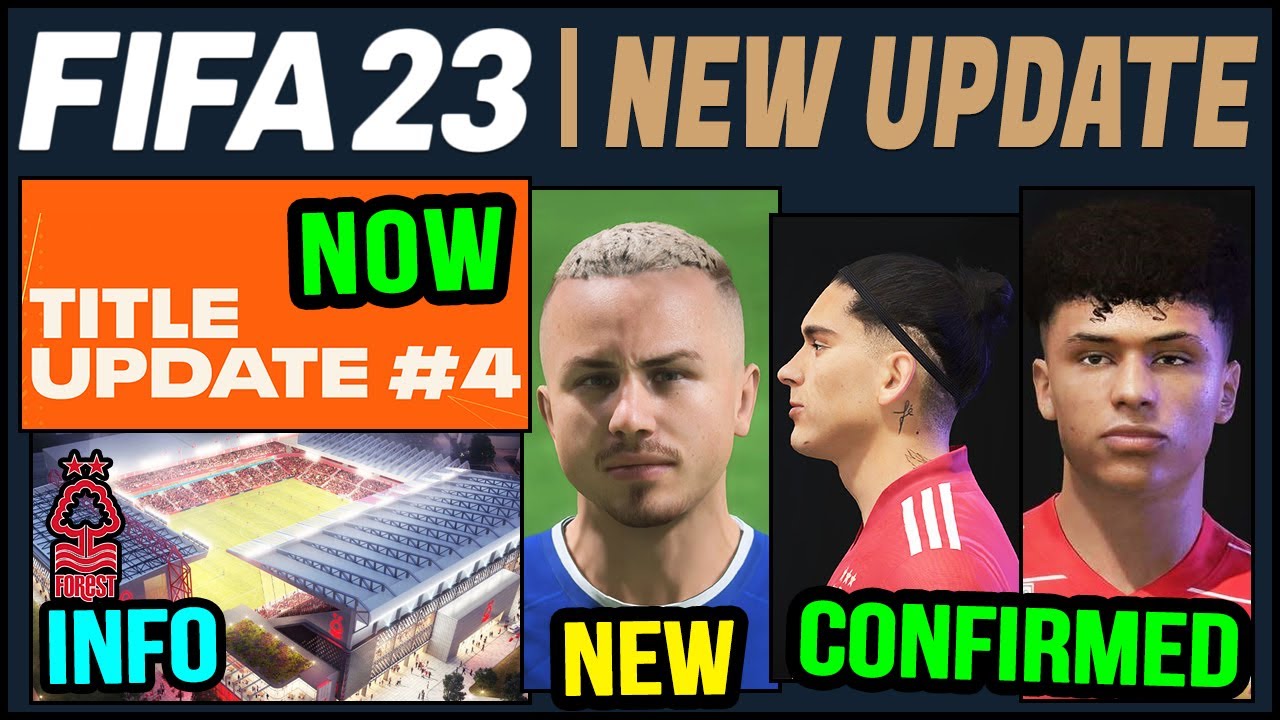 FIFA 23 NEWS | NEW Title Update #4, Faces, Gameplay & Career Mode Fixes ✅
