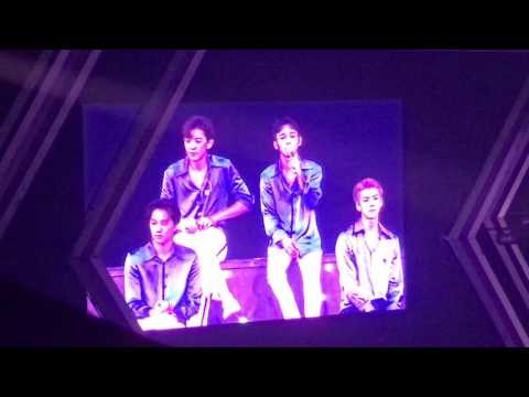 160910 EXO Call me baby + Love Love Love +Lady Luck + What If + Tender Love @ exo'rdium in bangkok
