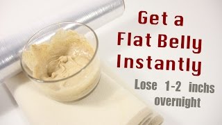 gat a flat belly instantly (DIY body wrap)