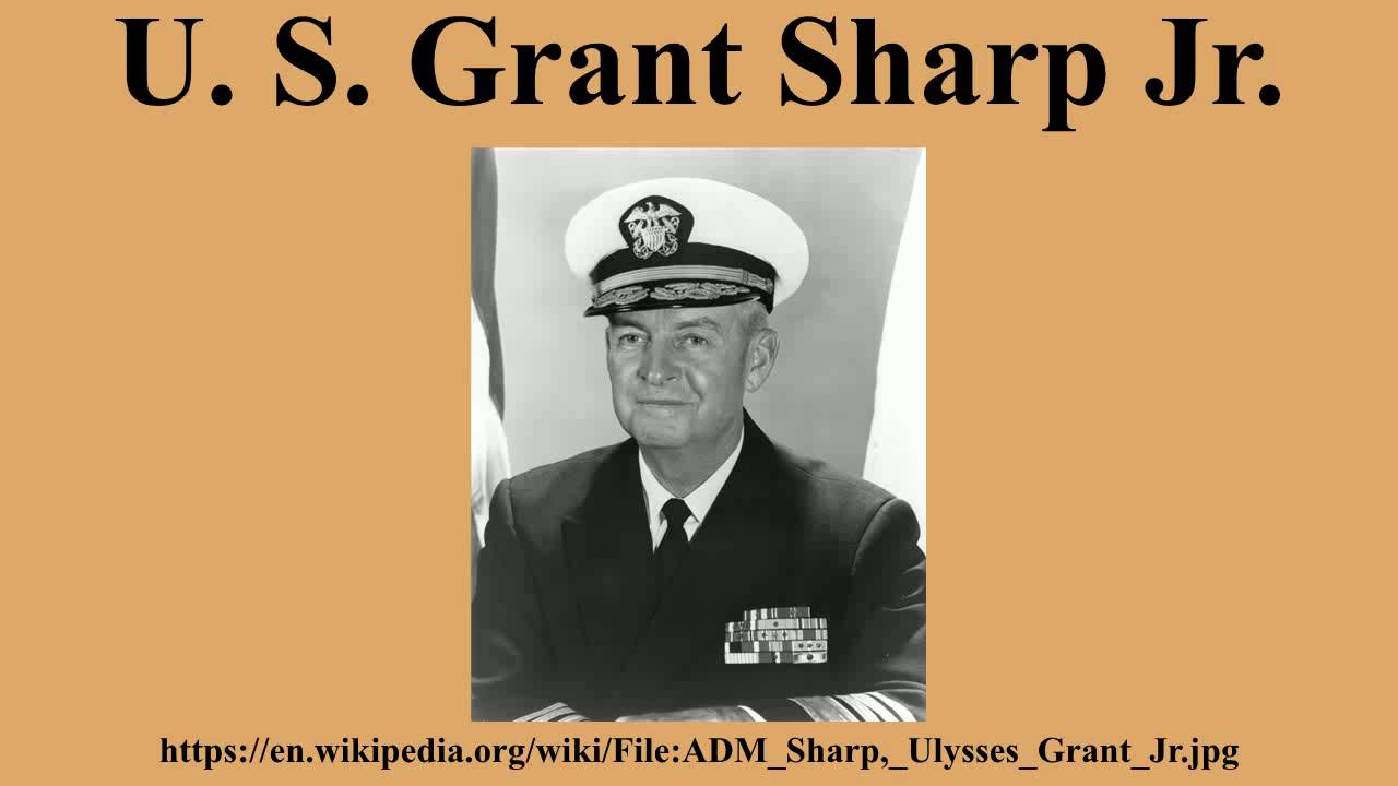 U. S. Grant Sharp Jr.