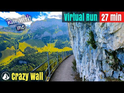 World’s Most Craziest Virtual Run! 🇨🇭 Switzerland Wonderland #110
