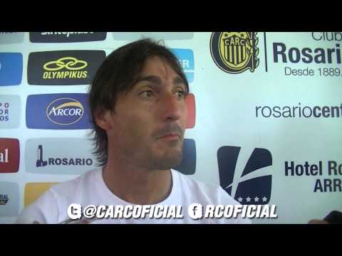 Mauricio Caranta en la pretemporada de Rosario Central