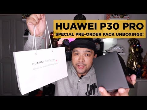 UNBOXING: HUAWEI P30 PRO PRE-ORDER PACKAGE (FREE SMART WATCH, WIRELESS SPEAKERS, ETC!)