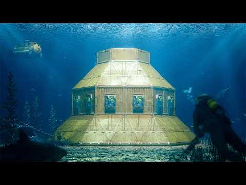 I Built an Entirely Submerged Underwater Bunker