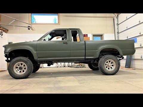 DIY Raptor Liner Paint Job On A Toyota Pickup!!