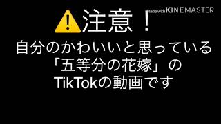 [TikTok]五等分の花嫁                          動画最後に説明有り