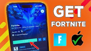 HOW TO DOWNLOAD FORTNITE on iOS in 2024 (Get on iPhone, iPad)