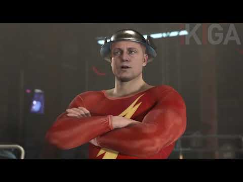 DARKSEID VS FLASH CLASSIC JASON JAY PETER GARRICK ALL DIALOGUES QUOTE INJUSTICE 2 2020