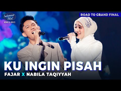 FAJAR NOOR X NABILA TAQIYYAH - KU INGIN PISAH - ROAD TO GRAND FINAL - Indonesian Idol 2025