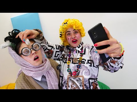 Ayşe ve Ümit ile komik video! Mukaddes ve Mukedder sosyal medyaya fenomen oluyor!